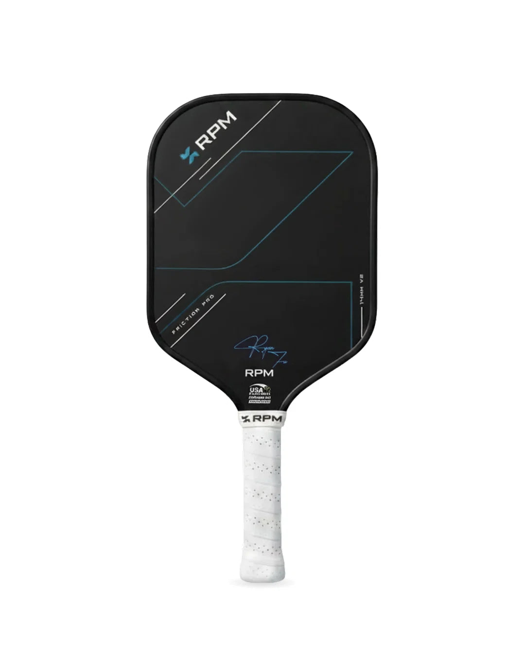 RPM Friction Pro V2 Hybrid Flat Top Pickleball Paddle