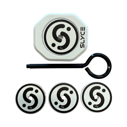 SLYCE Externally Adjustable Weighted SpeedCap (21g-36g) Paddle Performance Enhancer