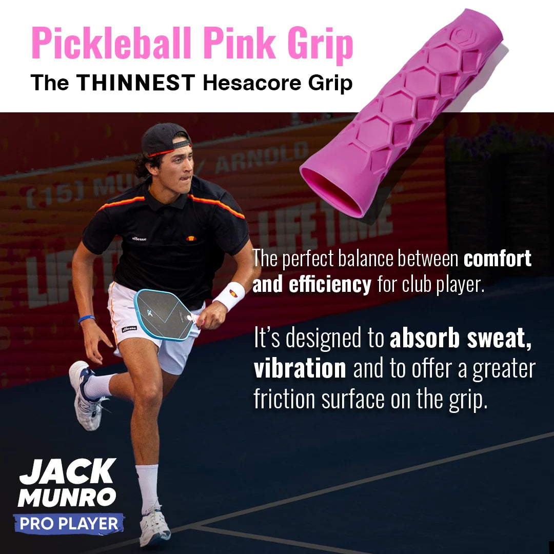 Pickleball Grip - 5.25 Inches Long - Regular Soft Feel - Pink